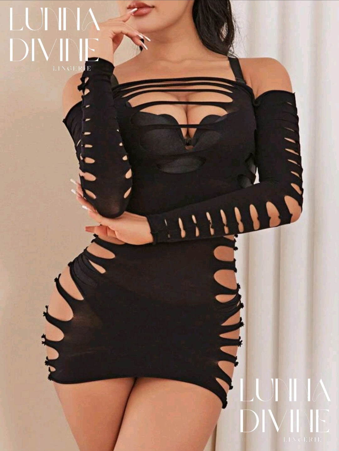 Robe Filet moulante FILADELFIA