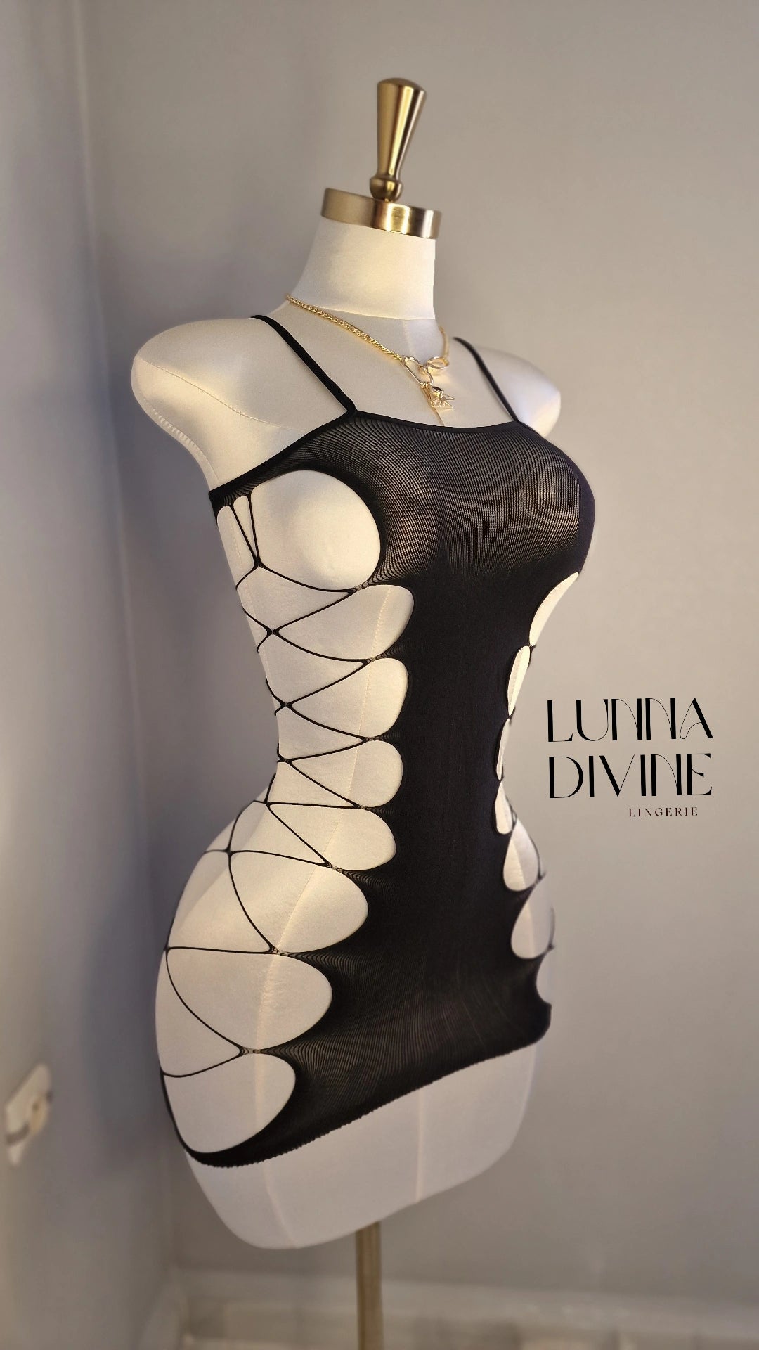 Robe moulante en maille