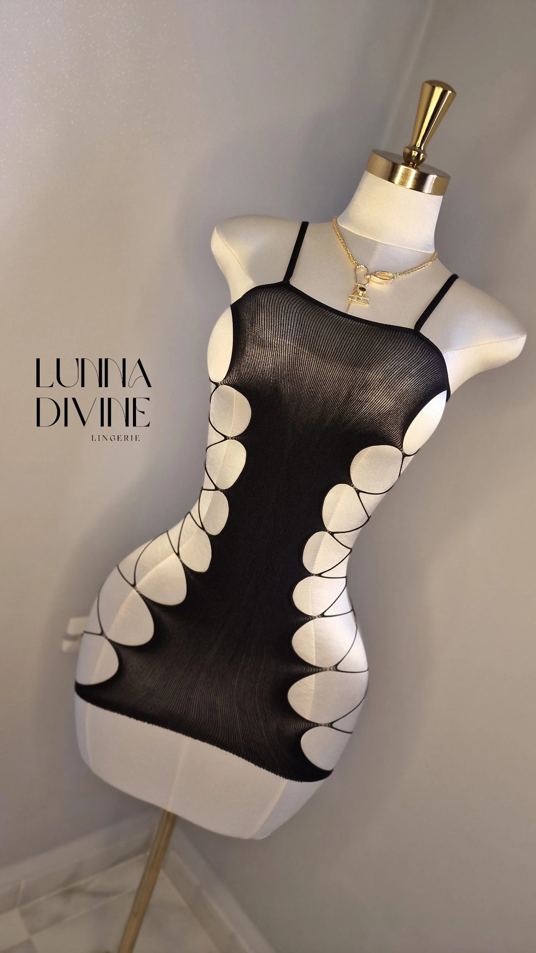 Robe moulante en maille