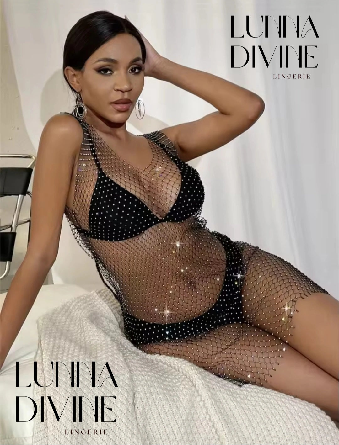 Robe Filet Perlé ILLONA