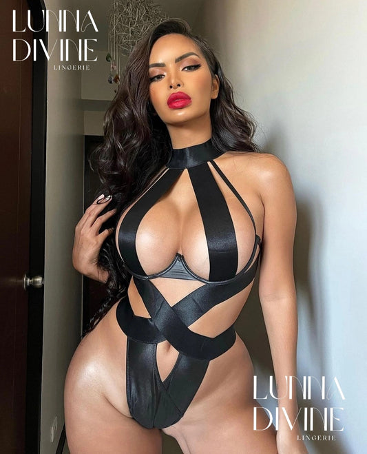 Ensemble Halter Strappy Teddy