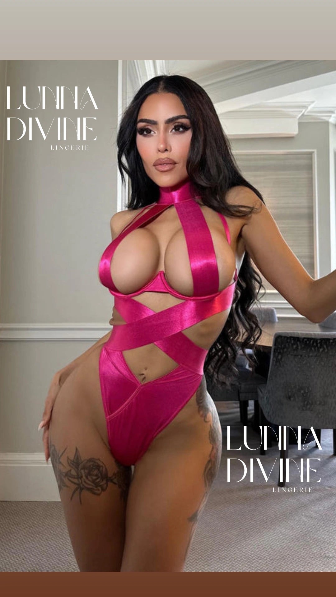 Ensemble Halter Strappy Teddy